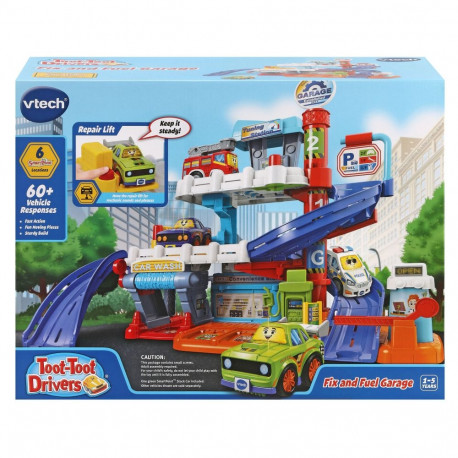 VTECH Interactive toy Toot-toot drivers Fix and Fuel garage (in English lang.)