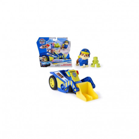 PAW Patrol : Search & Rescue, Rubble Rescue Bulldozer Vehicle with 2 Figures, Police Car Toy wit