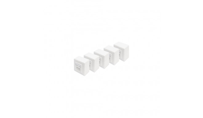 Digitus CAT 6, Class E, modular wall outlet, shielded