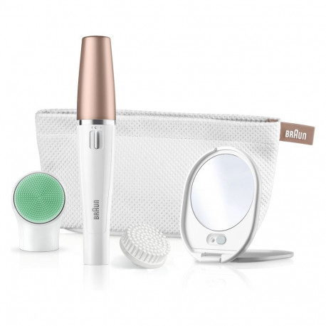 FaceSpa näoepilaator 851V 1.5V AA 321g karbis, kuldne ja valge