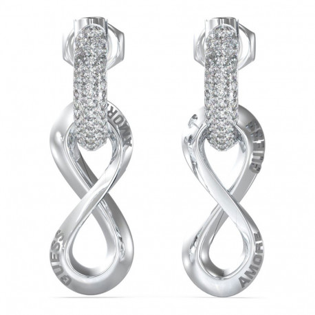 Guess Ladies Earrings JUBE05051JWRHTU