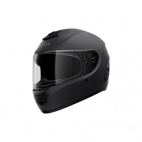 Momentum EVO, Motorcycle Smart Helmet with Mesh Intercom, Full Face, Matt Black, M size, ECE