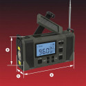 Hawk HWRDI420GN Radio Solar Dynamo With Flashlight