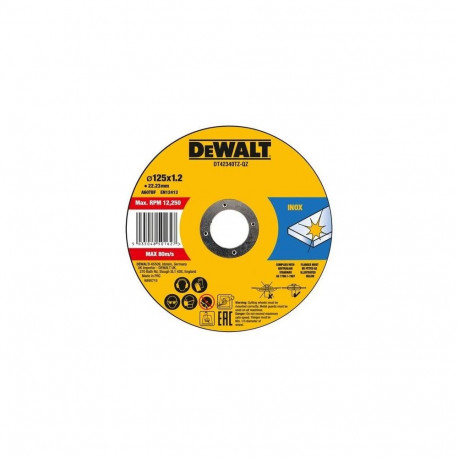 THIN CUT INOX TIN 125X1.2MM 10PCS
