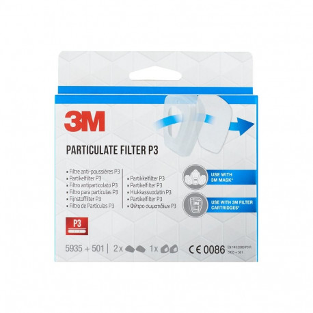 DUST FILTER+BRACE P3/501 2PCS