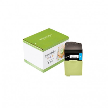 Compatible Static Control Lexmark 78C2XC0 Toner Cartridge, Cyan