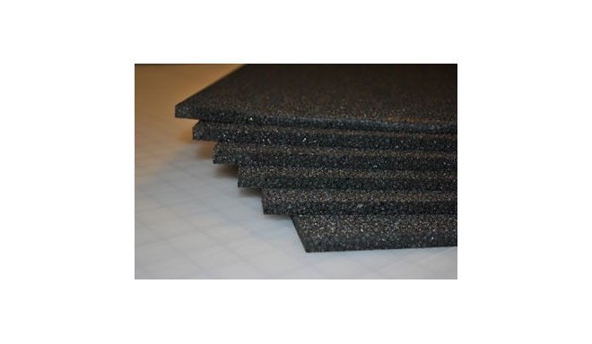 Black EPP board 600 x 450 x 12 mm