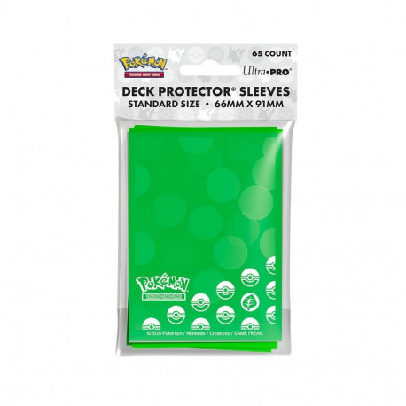 Deck Protector Sleeve - Ultra PRO Energy Grass Type 65 Count Protective Card Sleeves Green