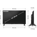 Sharp televiisor Sharp 24HF2265E 24" LED (avatud pakend)