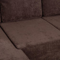 Corner sofa bed INGA brown
