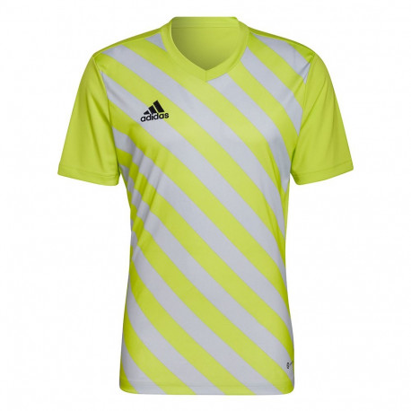 Adidas meeste särk Entrada 22 Graphic Jersey HF0118, kollane-hall