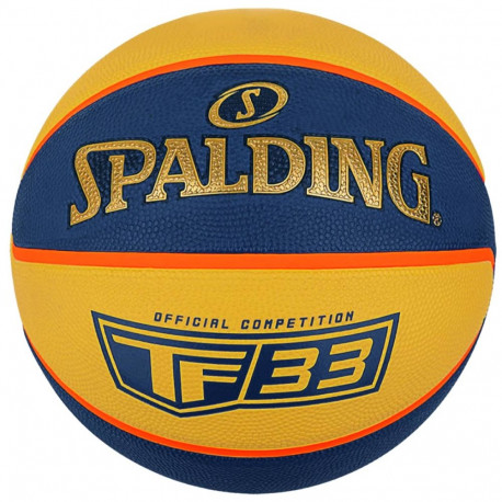 Spalding korvpall Official TF-33 84352Z, kollane-sinine