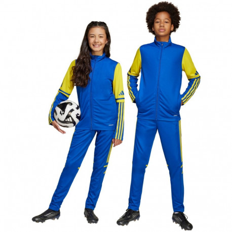 Spodnie dla dzieci adidas Squadra 25 Training niebiesko-żółte JP3154