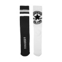 Converse sokid E744A 2-pakk, valge, must