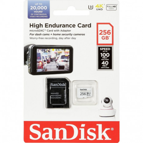 SanDisk microSDXC SDSQQNR-256G-GN6IA 256GB suure vastupidavusega