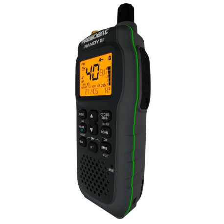 President Randy 3 PLUS Transceiver CB Portable, 12/24V