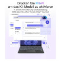 "inateck Keyboard Tablet QWERTZ gray"