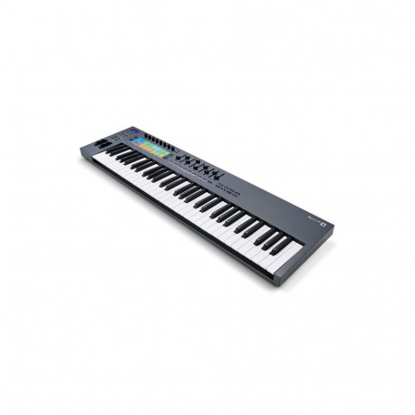 MIDI Keyboard - Novation FLKEY 61 MKI, 61 Keys, USB, Backlit Pads, Black
