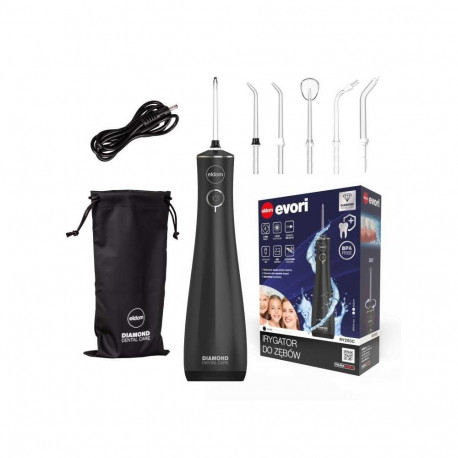 Water Flosser - ELDOM Irrigator RY200C, 0.23L Water Tank, Rechargeable Battery, Black