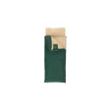 Outwell Contour Prime Green | Sleeping Bag | 220 x 85 cm | -13 to 16 °C | 2-way L-shape open-end wit