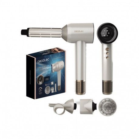 Cecotec föön DryGlam Waves Champagne 1600W 3 temperatuuriastet ioonfunktsioon diffuusoriotsik
