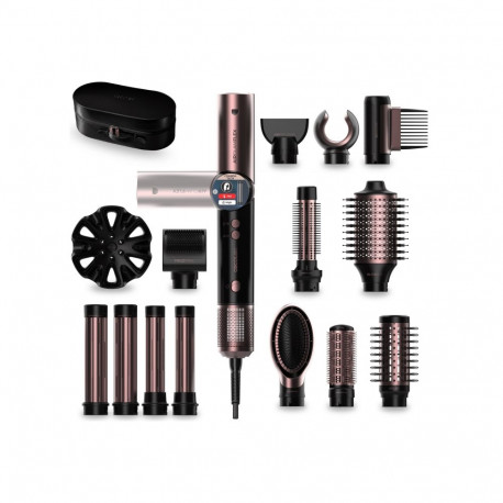 Cecotec Styling Brush | AirGlam 14in1 Flex Black | Ion conditioning | Barrel diameter 32 mm/35 mm | 