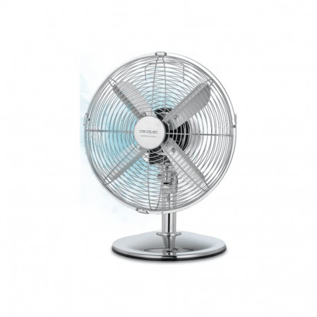 Cecotec EnergySilence 620 RetroDesk | Desktop Fan | Table Fan | 40 W | Diameter 30 cm | Number of sp