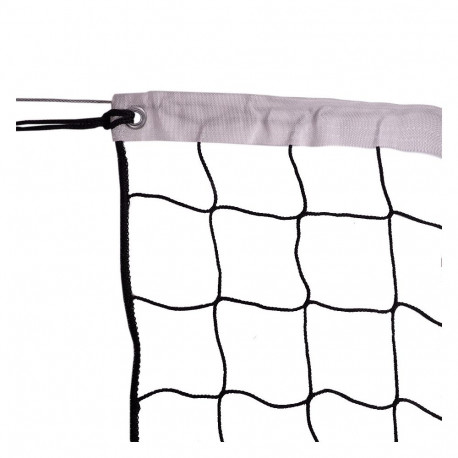 Domeks turniiri võrkpallivõrk 9,5m x 1m, must