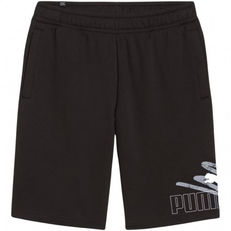 Spodenki męskie Puma ESS+ Logo Lab Graphic Shorts 10 czarne 678989 01
