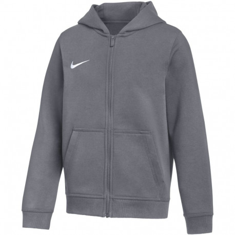 Nike laste fliisist kapuutsiga pusa Park 26 täispika tõmblukuga IB1232 071, hall