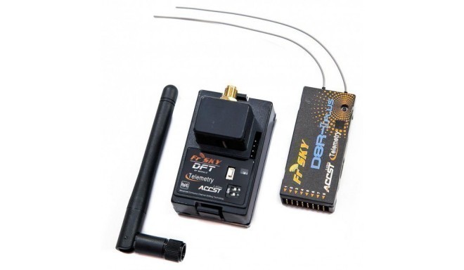 FrSky DFT transmitter module Futaba/Hitec (combo 1) - DFT + D8R-II Plus + Antenna