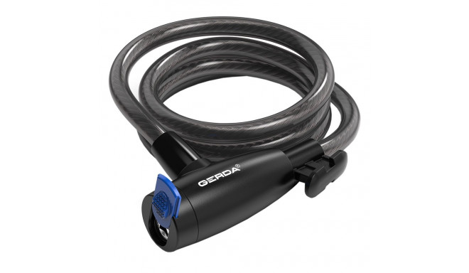Gerda trosslukk Flex 1500/12T ümar korpus, must