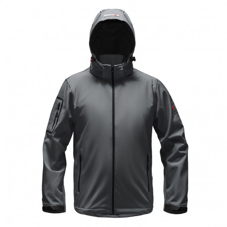 Kurtka męska softshell Ozoshi Kazaiuki grafitowa OZ93358