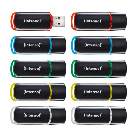 1x10 Intenso Business Line   4GB USB Stick 2.0 farbl.sort.3511551