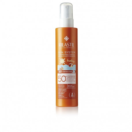 RILASTIL päikesekaitsesprei SUN SYSTEM SPF50+ 200ml beebidele, läbipaistev