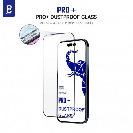 Kaitseklaas Lanbi Galaxy S22/S23 Pro+, äärest ääreni