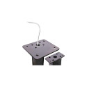 InLine Universal wallbox stand with EV charging cable holder, black