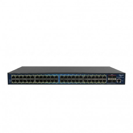 ALLNET täielikult hallatav Layer2+ lüliti 52 Port • 48x GbE • PoE Budget 850W • 48x PoE at • 4x SFP+