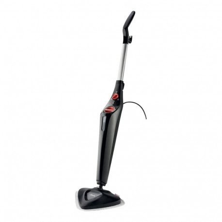"Dampfreiniger Steam Plus + PowerPad (schwarz/rot, 1.550 Watt)"