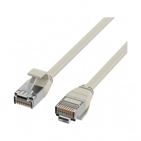 "EFB RJ45 Patchkabel Cat.6A U/FTP TPE 4mm ultraflex grau 0,25m"