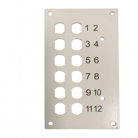 "EFB Hutschienenbox Frontblende leer fr 12x ST-Simplex"
