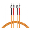 "EFB Duplex Patchkabel ST-ST OM1 3m LSZH 3mm orange"