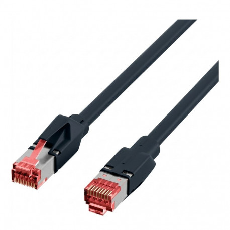 "EFB RJ45 Patchkabel Cat.6A S/FTP LSZH Draka UC900 TM21 schwarz 7,5m"
