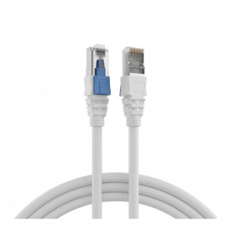 "EFB RJ45 Patchkabel Cat.6A S/FTP LSZH BC AWG26 abschliebar wei 3m"