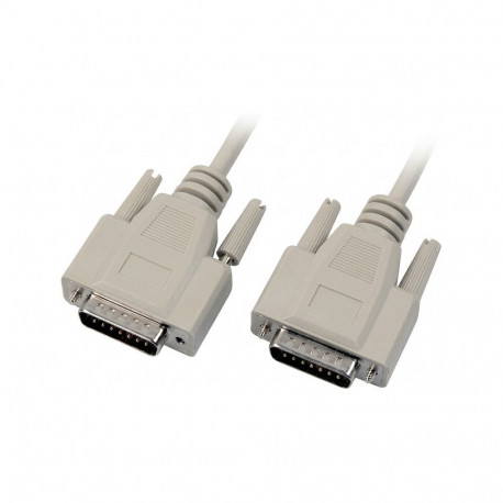 "EFB Datenkabel seriell 1:1, 2x DSub 15, St.-St., 5,0m, beige"