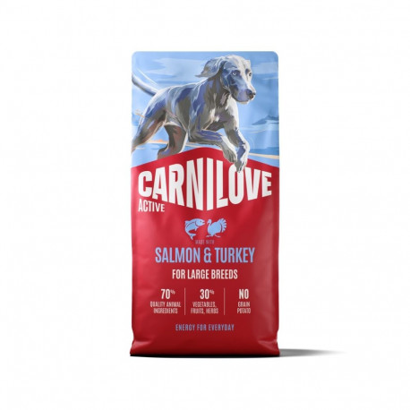 Carnilove Active Salmon & Turkey Adult LB dog food 12kg