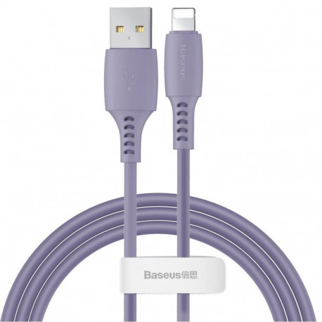 Baseus - Yiven Cable USB to Lightning 2.4A 1.8M Blue Purple