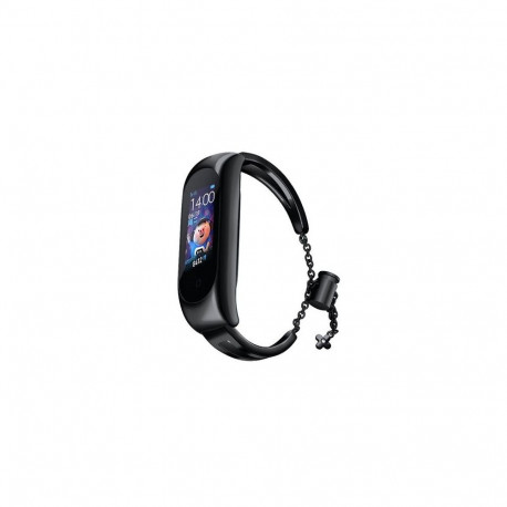 iLike Metal band bracelet strap for Xiaomi Mi Band 6 / 5 / 4 / 3 Black