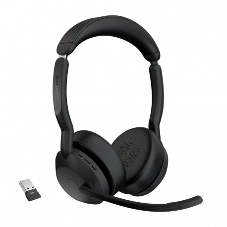 Headset - Jabra Evolve2 55 UC Stereo, Bluetooth, USB, ANC - Black