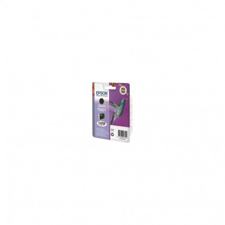 Ink Cartridge - Epson T0801 Original Black Ink Cartridge, 13ml, Black